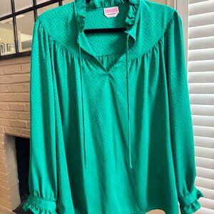 Kate Spade Fluid Jacquard Top